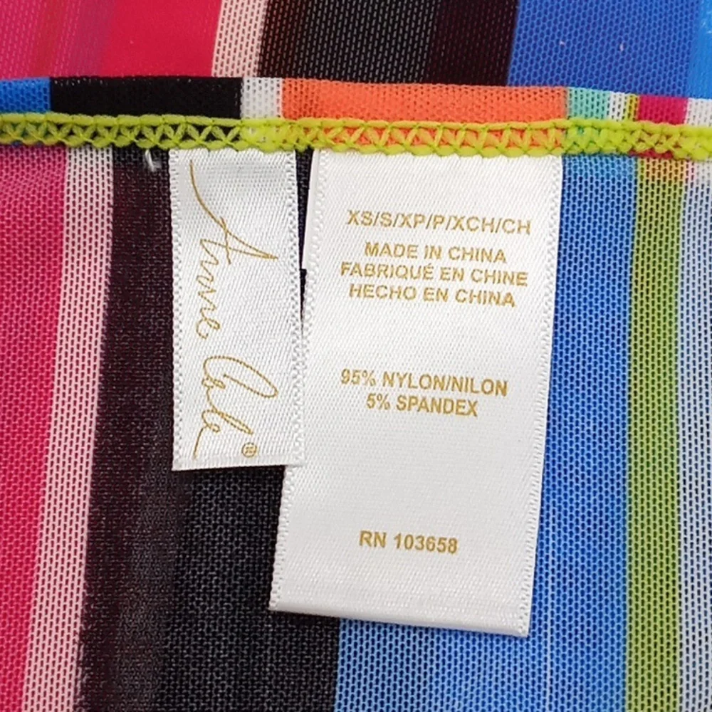 Anne Cole multicolor stripe
